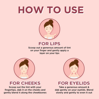 Enn Beauty Pout Lip, Cheek Tint With SPF 10 With Jojoba & Avocado Oil - Bare Blush