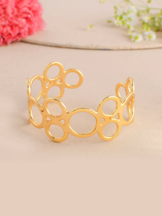 VOJ Women Gold Color stainless steel Bracelet