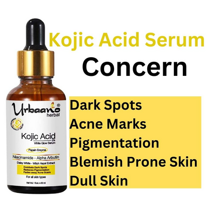 Urbaano Herbal 2% Kojic Acid White Glow Face Serum