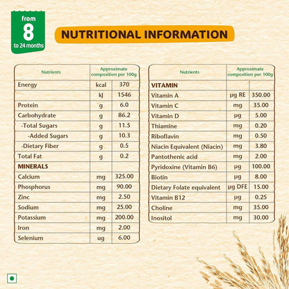 Nestle Nestum Baby Cereal - Rice Vegetables (8 Months-24 Months)