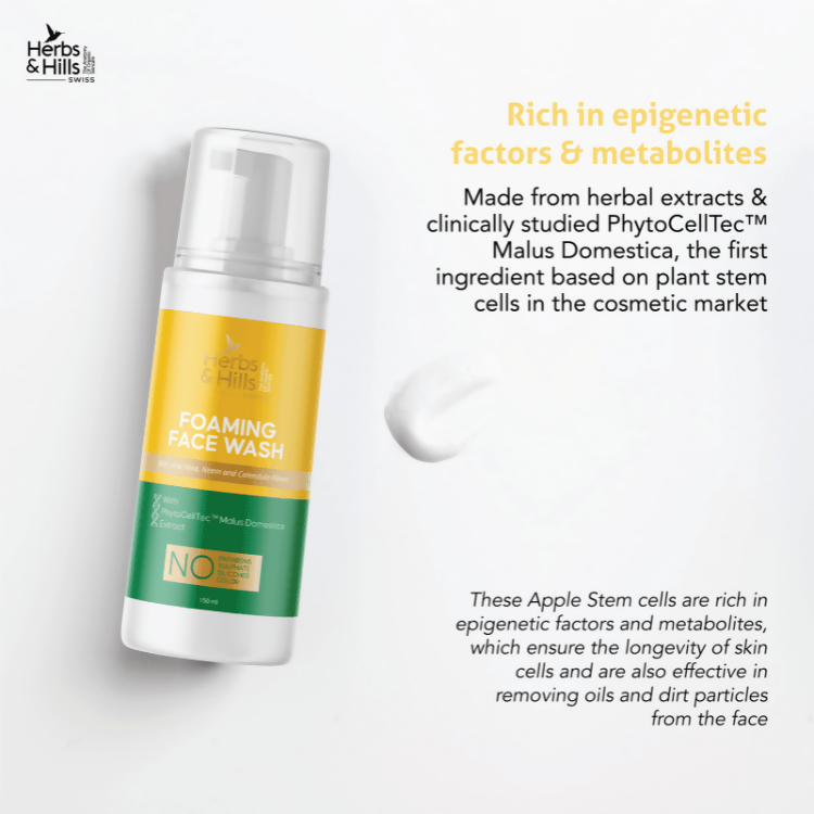 Herbs & Hills Foaming Face Wash (Swiss Range)