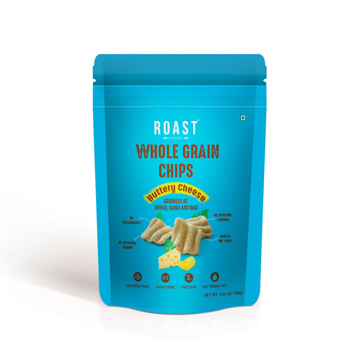 Roast Foods Whole Grain Chips Buttery Cheese