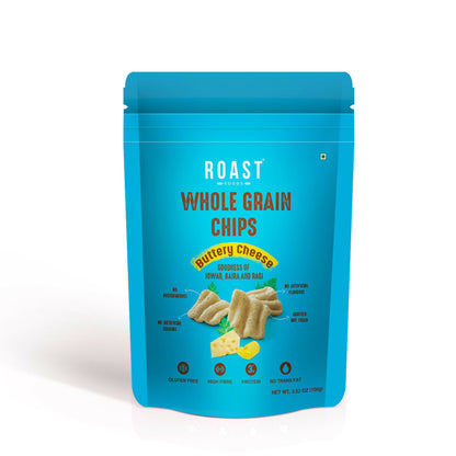Roast Foods Whole Grain Chips Buttery Cheese