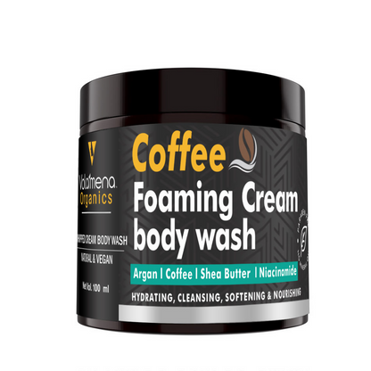 Volamena Organics Arabica Coffee Foaming Cream Body Wash