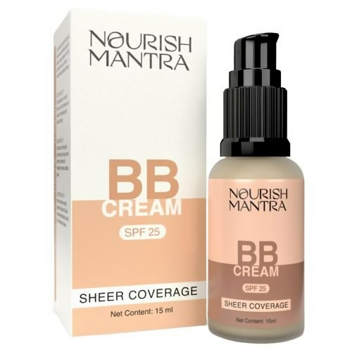 Nourish Mantra BB Cream with SPF 25 with SPF for Long-lasting, Even Coverage