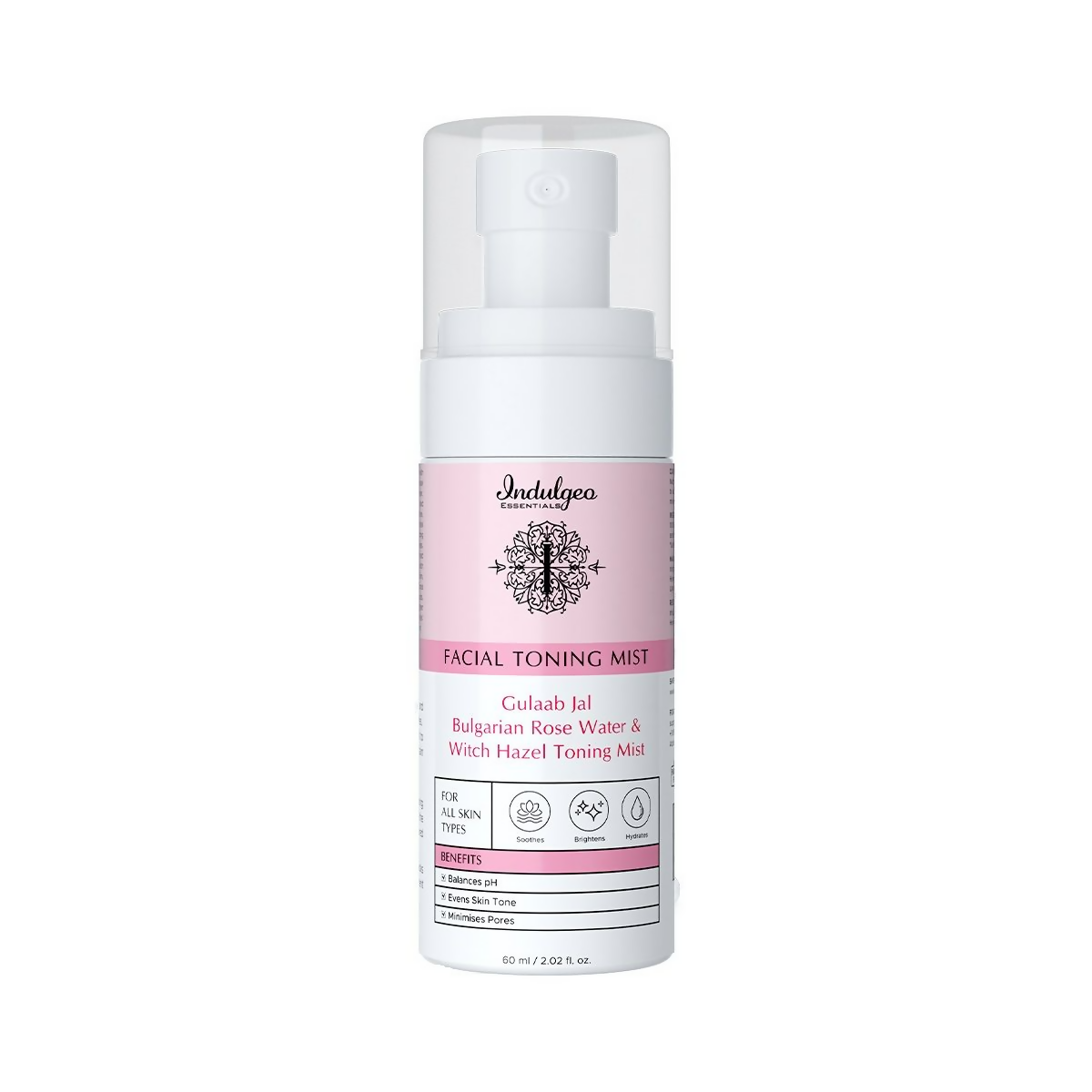 Indulgeo Essentials Gulaab Jal Facial Toning Mist