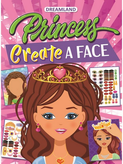 Dreamland Publications Princess Create a Face Book For Kids