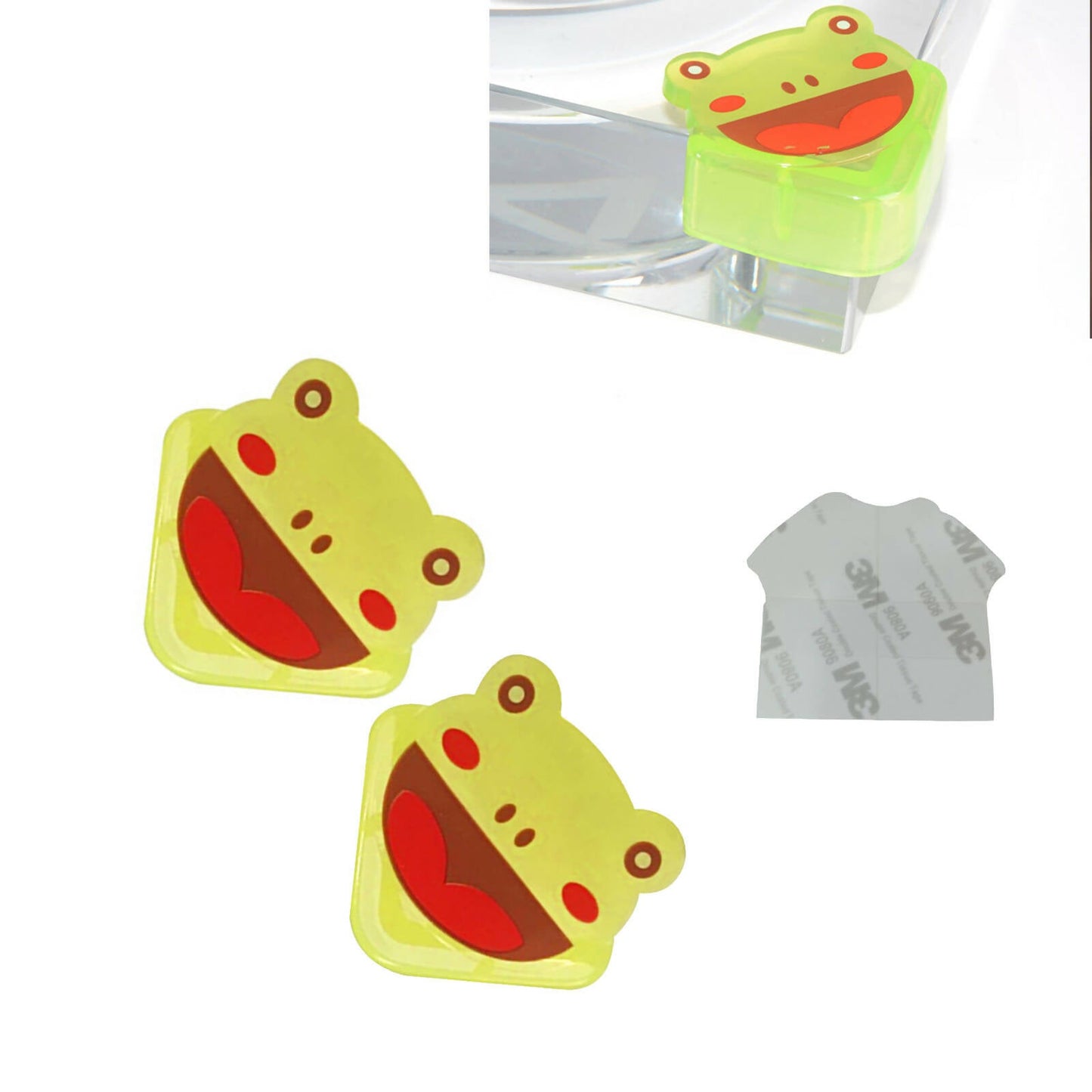 Safe-O-Kid Frog Shaped, Compact Corner Safety For Sharp Corners, Green
