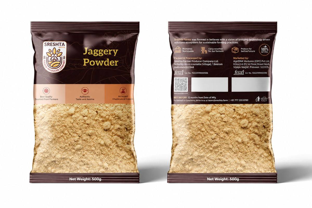 Sreshta Farms Natural Jaggery Powder