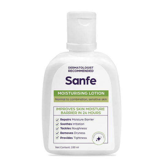 Sanfe Moisturising Lotion Improves skin moisture in 24 hour Moisturizer