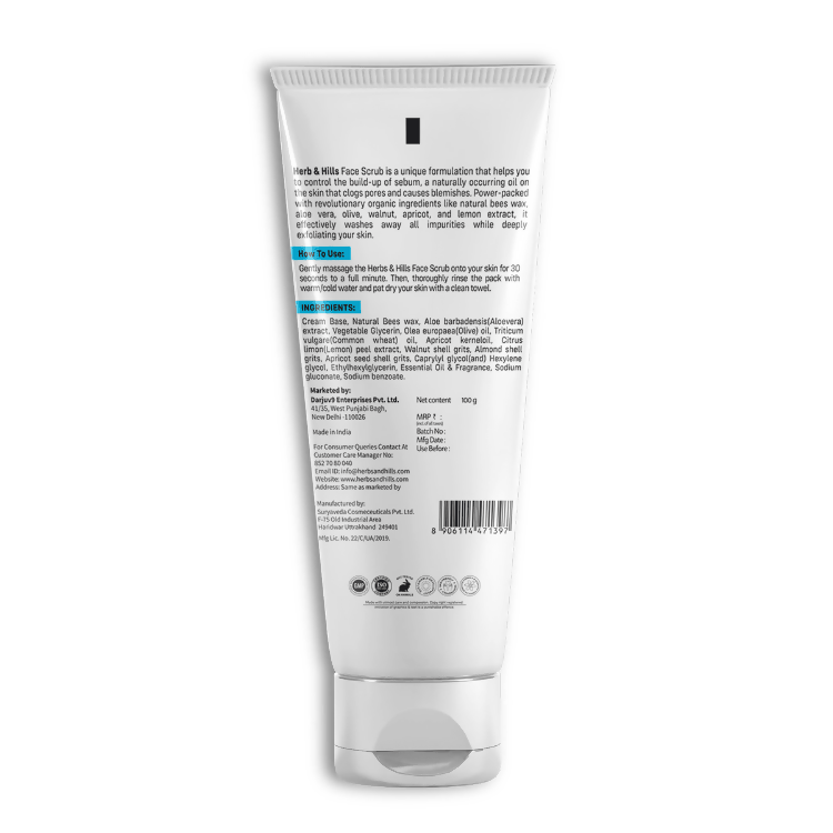 Herbs & Hills Face Scrub