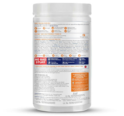 Gritzo SuperMilk Overall Growth (10-12y Girls), Zero Refined Sugar, 21 Vitamins & Minerals