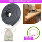 Safe-O-Kid Edge Guards 5 Mtr, Black For Kids Protection
