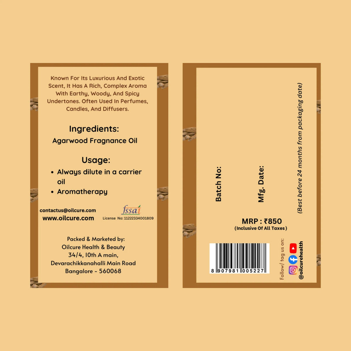 Oilcure Agarwood Oil