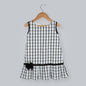 Pink Cow Fashions Box Print Dress With Bow