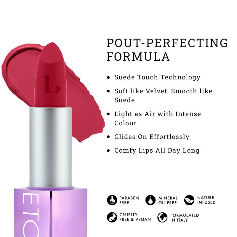 LOVETC Pout, Perfect, Etc High-Definition Matte Lipstick - Call The Shots