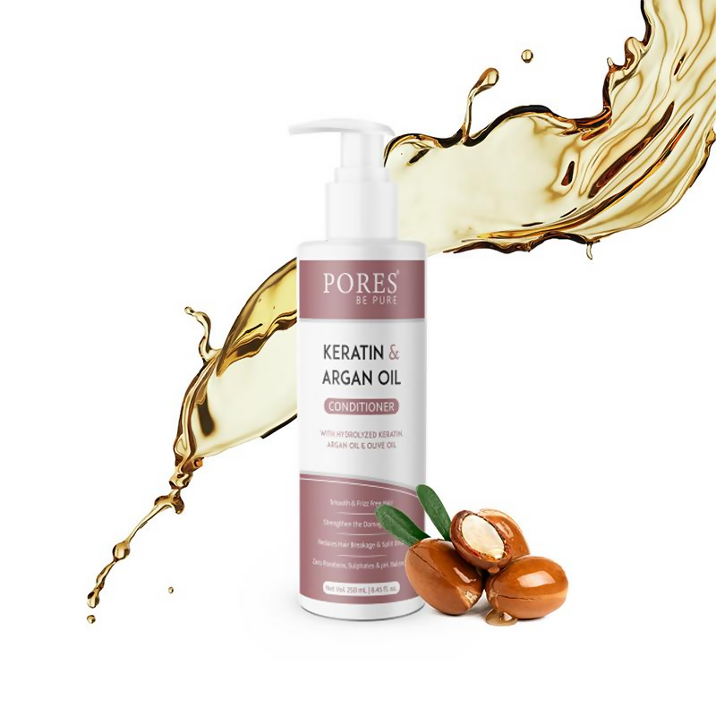 Pores Be Pure Keratin & Argan Oil Hair Conditioner