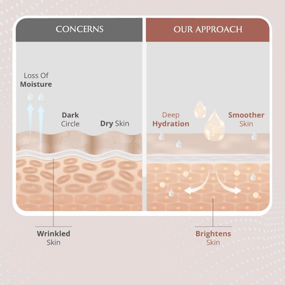 AreoVeda Under Eye Serum With CryoCoffee