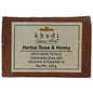 Khadi Natural Herbs Herbal Rose and Honey Soap