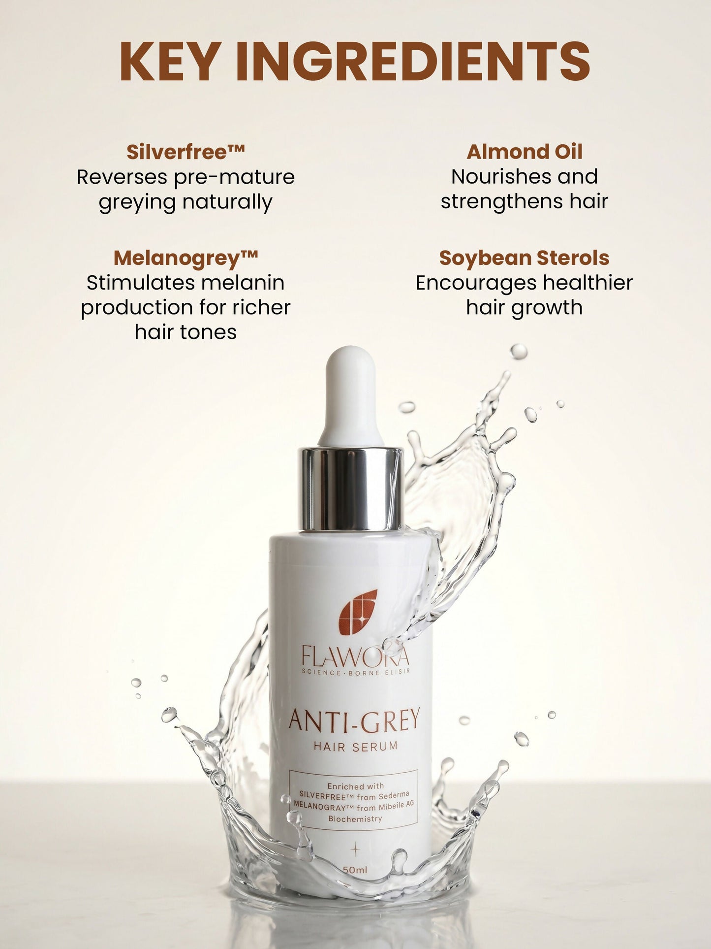 Flawora Anti-Grey Hair Serum