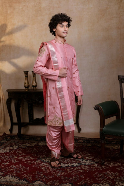 Kanjivaram Pattu Pink Srinivasa Kanjivaram By Hilo Design