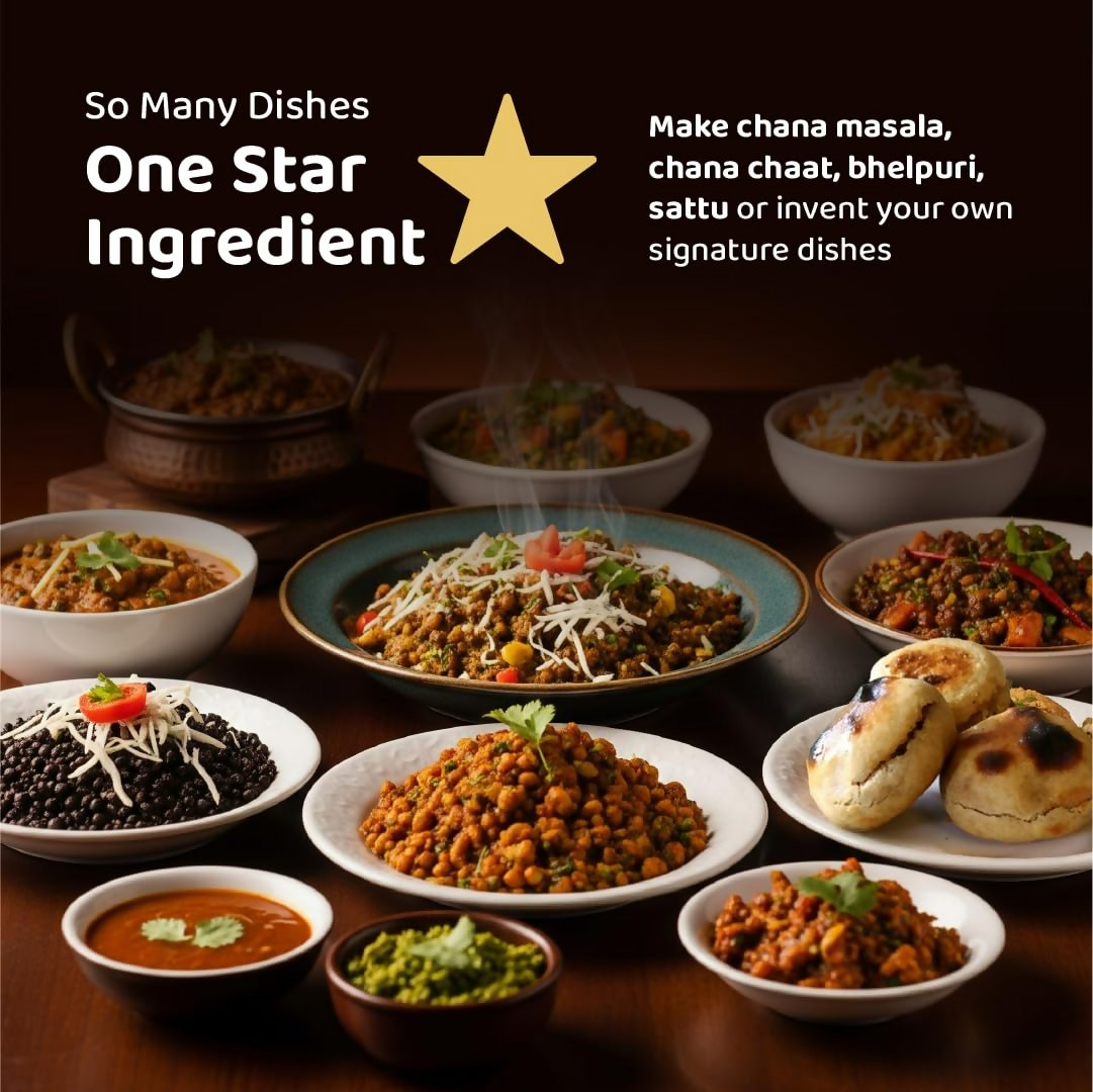 Dehaat Honest Farms Unpolished Kala Chana - Pesticide Free