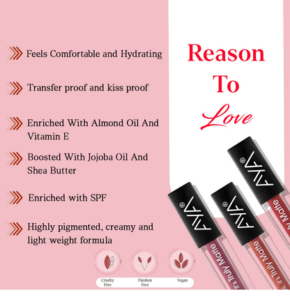 AYA Yes It's Truly Matte Liquid Lipstick - 04 Castle