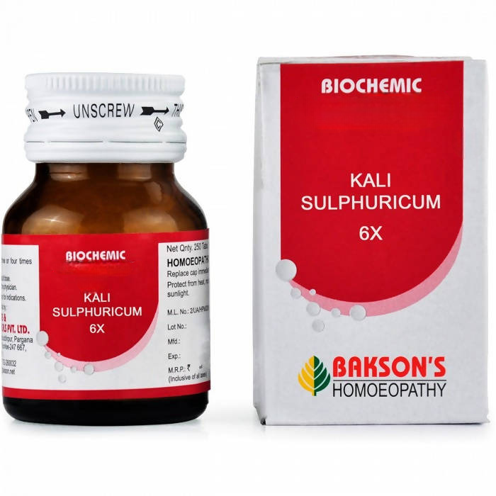 Bakson's Homeopathy Kali Sulphuricum Biochemic Tablets