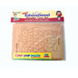 Kraftsman English Alphabets Wooden Jigsaw Puzzles Owl Shape Puzzle | Color Kit Included