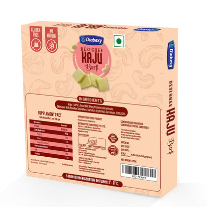Diabexy Desi Ghee Kaju Barfi