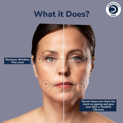Dermistry Pure 2% Retinol 2% Hyaluronic Acid Anti Aging Moisturizer Fine Lines Wrinkles Face Serum