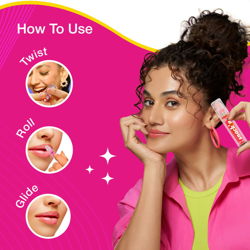 Swiss Beauty Craze Snack'N Nourishing Lip Oil - 1. Cinnamon Roll