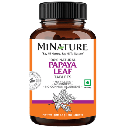 Minature Papaya Leaf Tablets