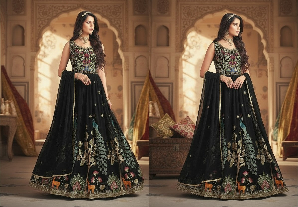 Indo western Anarkali
