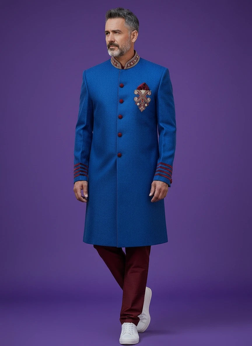 Traditional Men's Ethnic Sherwani Jacket