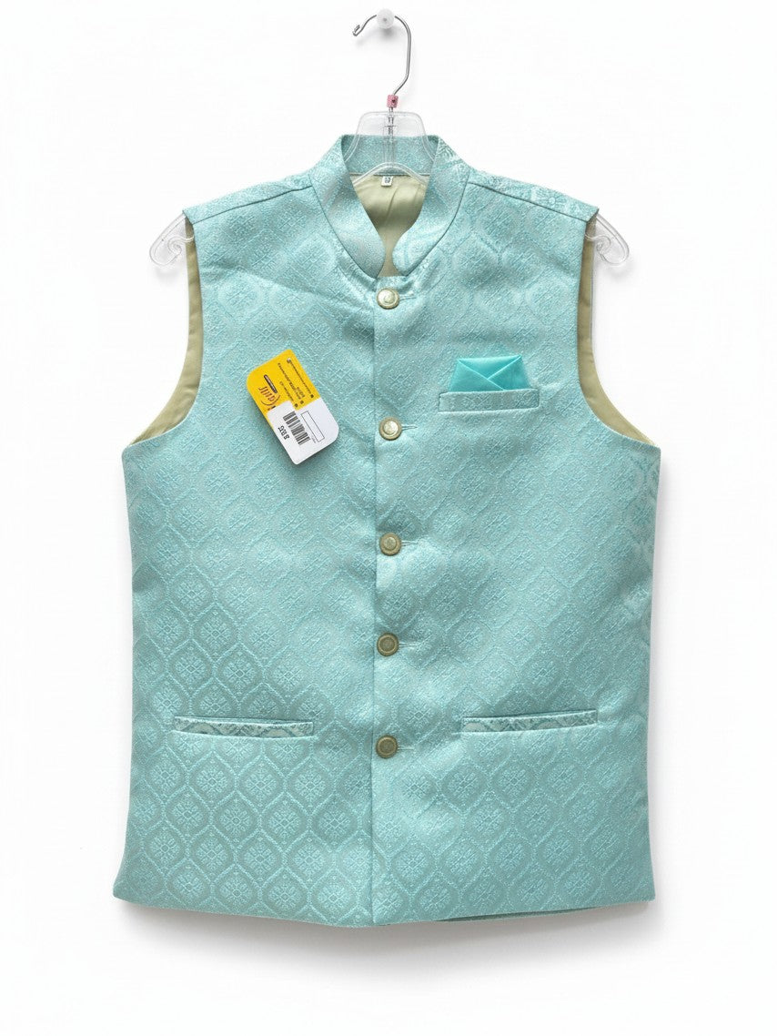 Light blue jacket for men’s kurta
