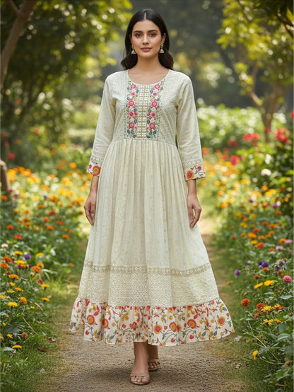 Cotton long kurti