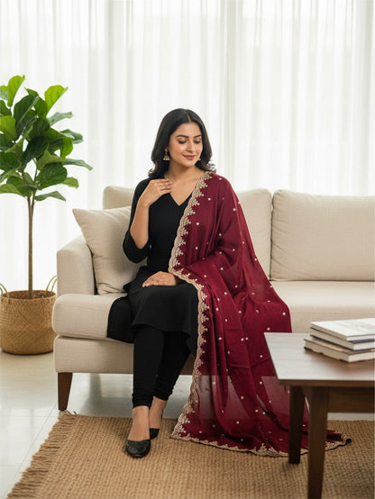 Jardoji work dupatta