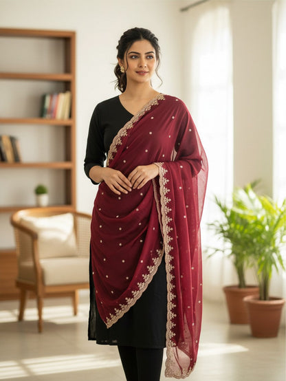 Jardoji work dupatta