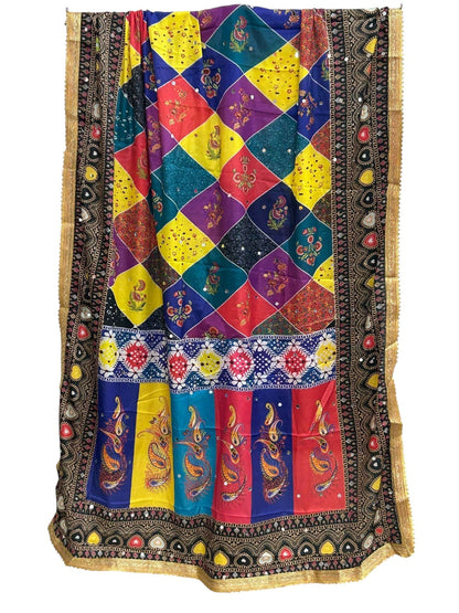 Multi colored dupatta