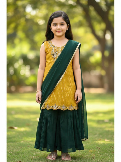 Kids sharara suit (girls age 6/7 years)