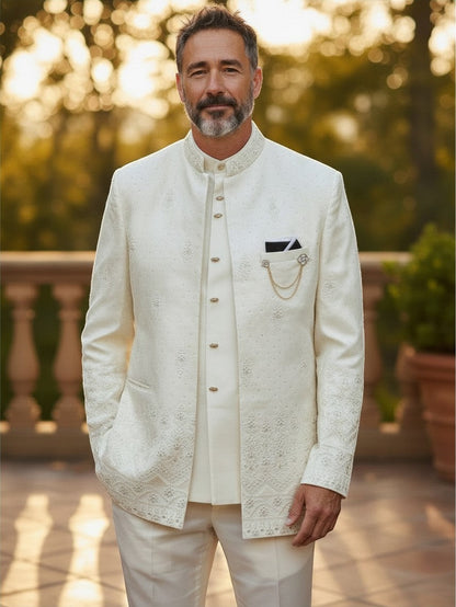 Three piece indo western sherwani