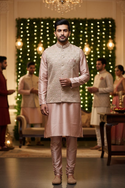 Pink kurta set