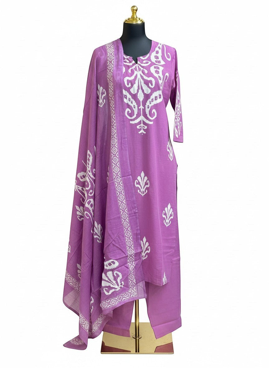 Kurti Connection USA Traditional Ethnic Three Piece Suit Set