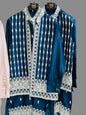 Traditional Embroidered Kurti Set for Men