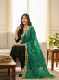 Sea green Bandhani dupatta