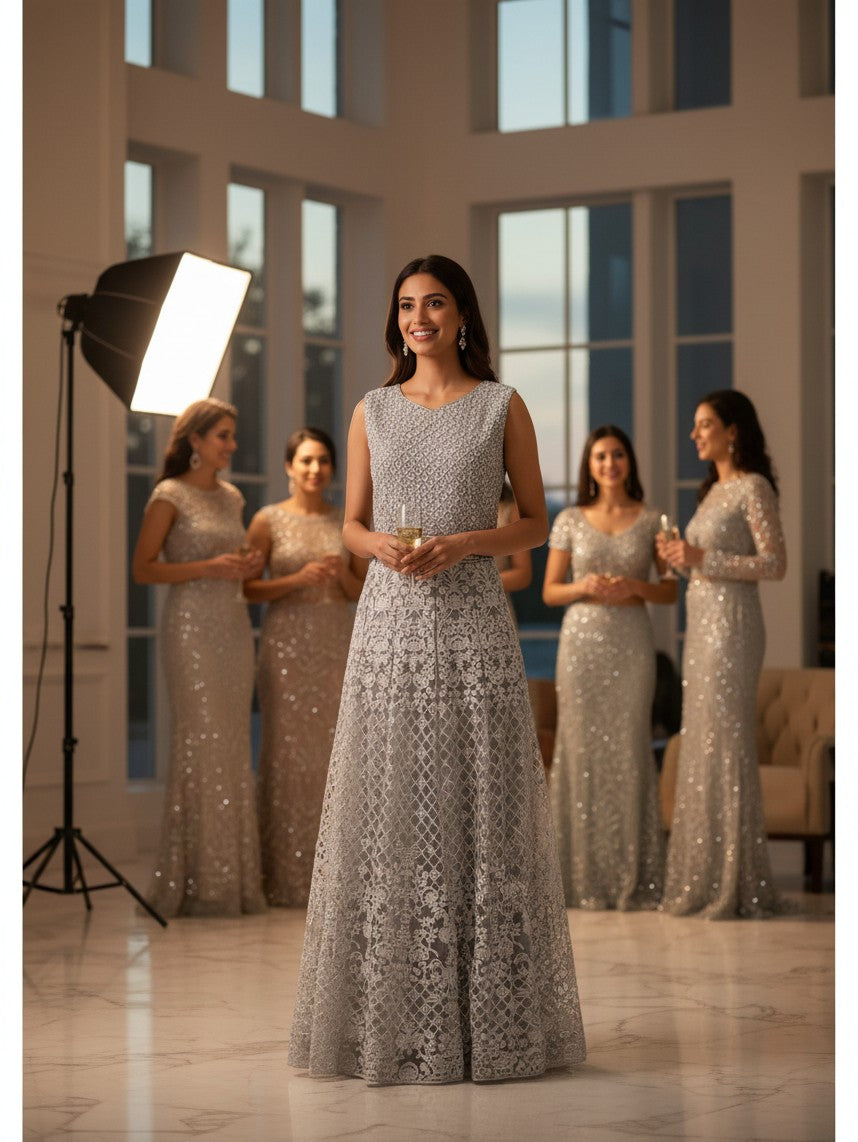 Party wear long gown