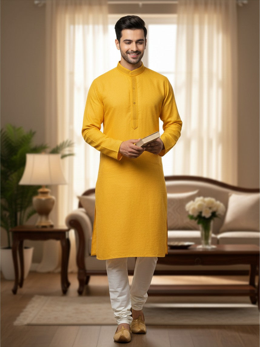 Yellow Kurta pajama