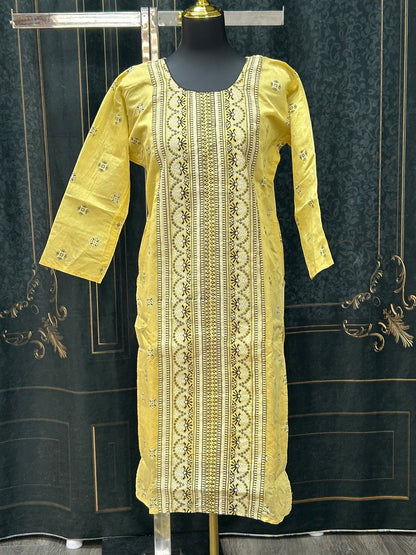 Traditional Printed Cotton Kurti Tunic