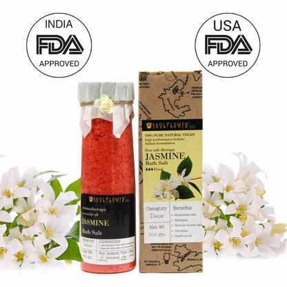 Soulflower Aromatherapy Essential Oil Jasmine Bath Salt